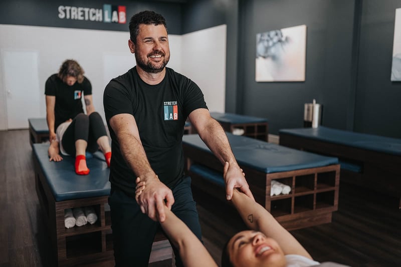 supine stretch at stretch lab