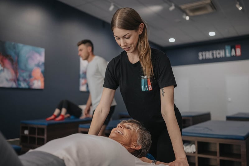 stretching class at stretch lab